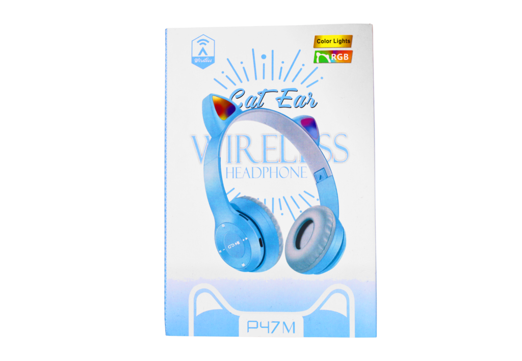 Cat Ears Wireless Headphones Watch Time Inc.