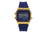 Men's Square Digital Silicone Band Watch